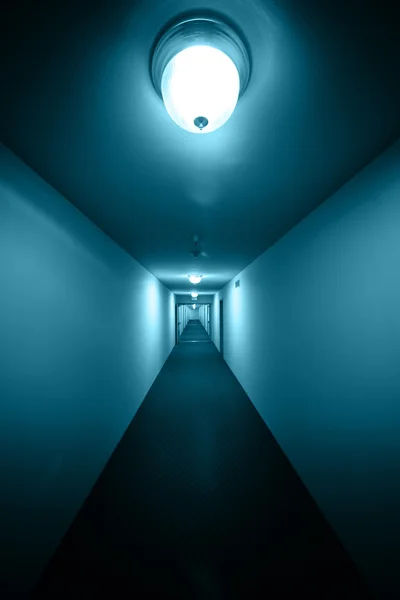 Very long corridor — Stock Photo, Image