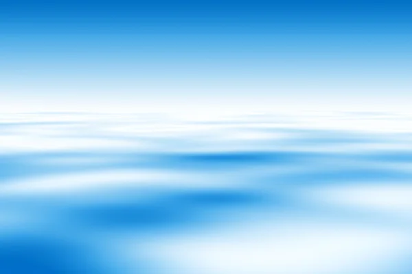 Modré vody a nebe pozadí — Stock fotografie