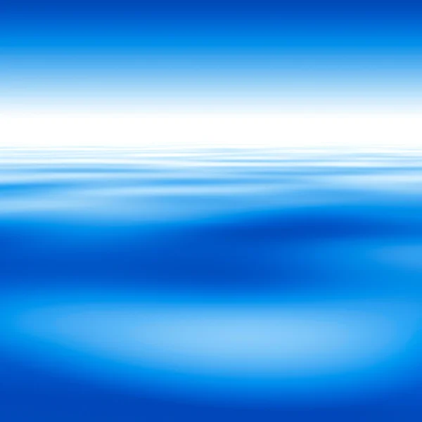 Acqua blu e cielo sfondo — Foto Stock