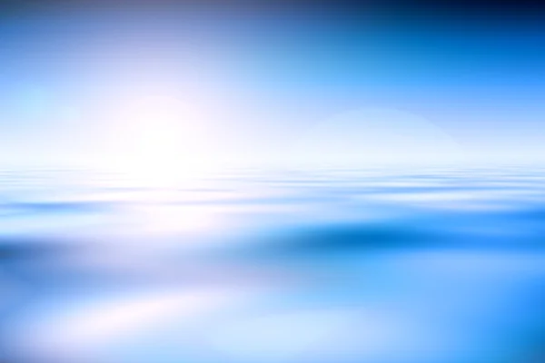 Fondo de agua azul y cielo — Foto de Stock