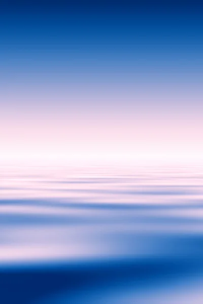 青い水と空の背景 — ストック写真