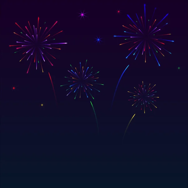 Feux d'artifice — Image vectorielle