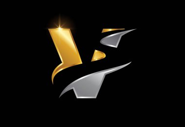 S veya yol logosu tasarım vektör şablonu olan ilk harf V, Şirket İş Kimliği Grafik Alfabesi Sembolü