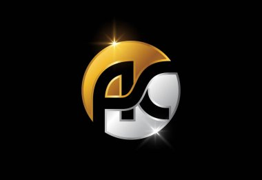 Baş harf A C Logo Tasarım Vektör Şablonu. Şirket İş Kimliği için Grafik Alfabesi Sembolü