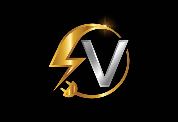 Ηλεκτρικό Σήμα Γράμμα Λογότυπο Ηλεκτρικής Ενέργειας Λογότυπο Power Energy Και — Διανυσματικό Αρχείο