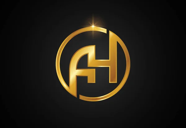 Harf Logo Tasarım Vektörü Şirket Kimliği Için Grafik Alfabesi Sembolü — Stok Vektör