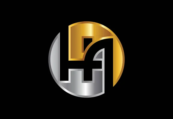 Initial Letter Logo Design Vector Graphic Alphabet Symbol Corporate Business — Vettoriale Stock