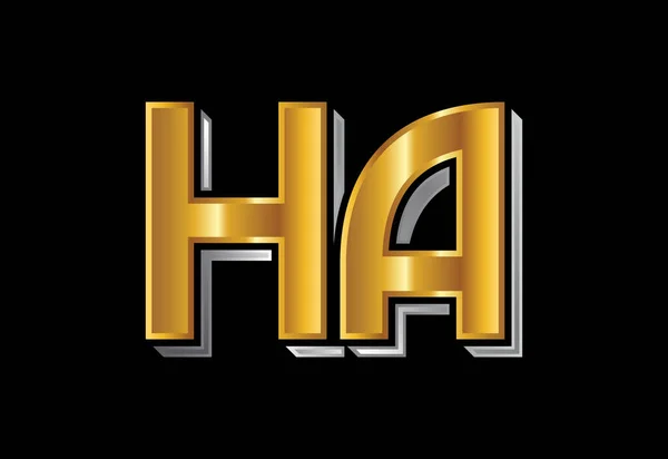 Harf Logo Tasarım Vektörü Şirket Kimliği Için Grafik Alfabesi Sembolü — Stok Vektör