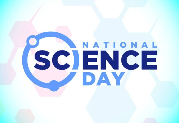 Journée Nationale Des Sciences Illustration Vectorielle — Image vectorielle