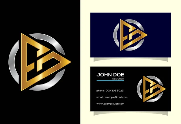Initial Letter Logo Design Vector Graphic Alphabet Symbol Corporate Business — Stockvektor