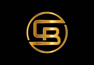 İlk harf C B Logo Tasarım Vektör Şablonu. Şirket İşletmeleri için Grafik Alfabesi Sembolü