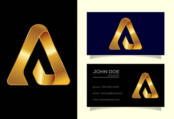 Initial Monogram Letter Logo Design Template — Stockvektor