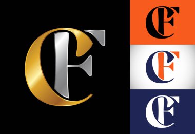 İlk harf F C Logo Tasarım Vektörü. Şirket İş Kimliği için Grafik Alfabesi Sembolü