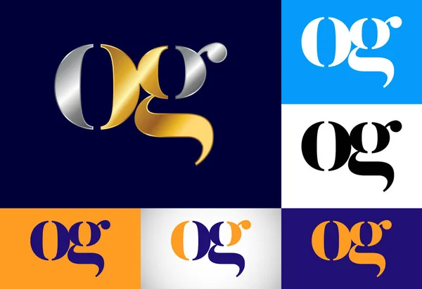 Carta Inicial Logo Design Vector Símbolo Gráfico Alfabeto Para Identidade — Vetor de Stock