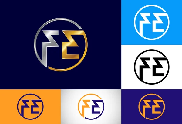Initial Letter Logo Design Vector Graphic Alphabet Symbol Corporate Business — 스톡 벡터