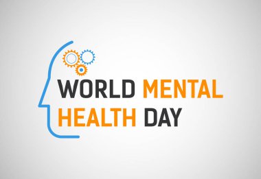 World Mental Health Day October 10, Vector Illustration. Mental Illness