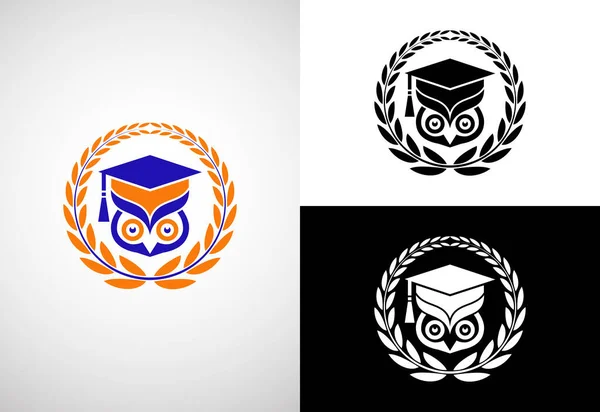 Plantilla Vectorial Diseño Logotipo Educación Ilustración Vectorial Logotipo Educación — Archivo Imágenes Vectoriales