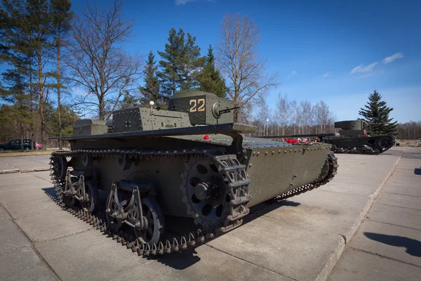 T-38 - Soviet small amphibious tank.