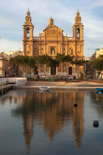 Приходская церковь Святого Иосифа в Мсиде. Мальта — стоковое фото