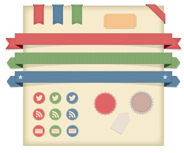  Labels,Tags and Ribbons, Icons