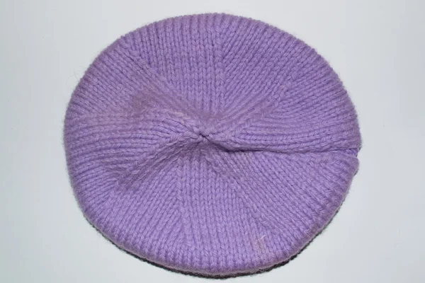Knitted beret — Stock Photo, Image