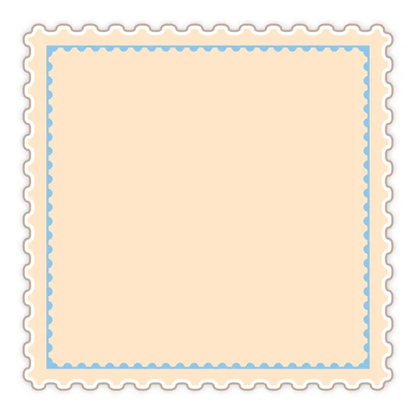 Briefmarkenvorlage — Stockvektor