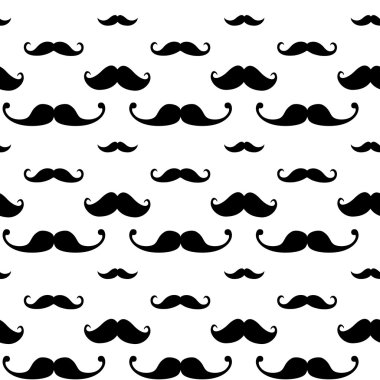 hipster bıyık seamless modeli