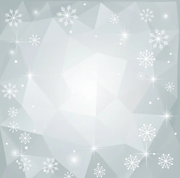 Різдвяний абстрактний багатокутний фон — стоковий вектор