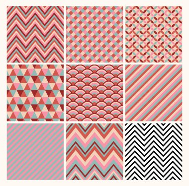 kesintisiz geometrik hipster arka plan ayarlamak.