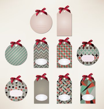 fiyat etiketleri koleksiyonu ile şerit