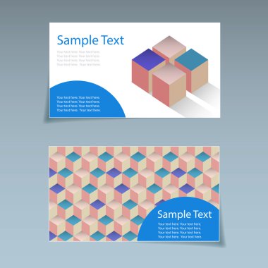 Kartvizit geometrik arka plan.