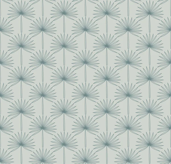 Abstracte achtergrond naadloze patroon kleur. Palmen in rijen — Stockvector