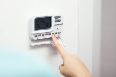 Avrupa 'daki ortalama yerli ev ve daha fazlası için merkezi ısıtma dijital programcısı.
