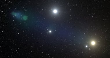 3D illustration of space, stars, nebula and space wonders.