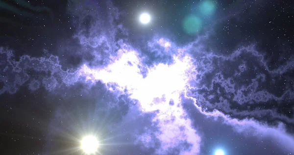 Illustration Space Stars Nebula Space Wonders — Foto Stock