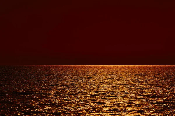 Ocean Sea Sunlight Reflection Distant Horizon — Stock Photo, Image