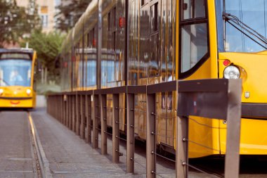 Macaristan, Budapeşte 'de tramvay toplu taşımacılığı.