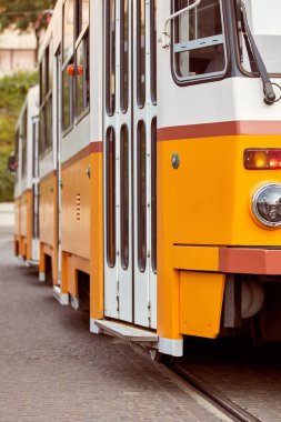 Macaristan, Budapeşte 'de tramvay toplu taşımacılığı.