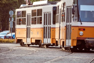 Macaristan, Budapeşte 'de tramvay toplu taşımacılığı.