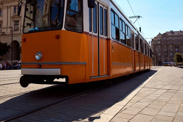 Tram Tramway Public Transportation Budapest Hungary — Stock Photo, Image
