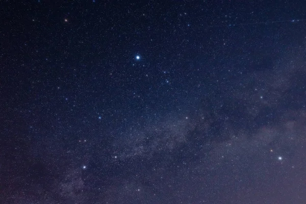 Tejút Csillagok Csillagképek Esti Égbolton — Stock Fotó