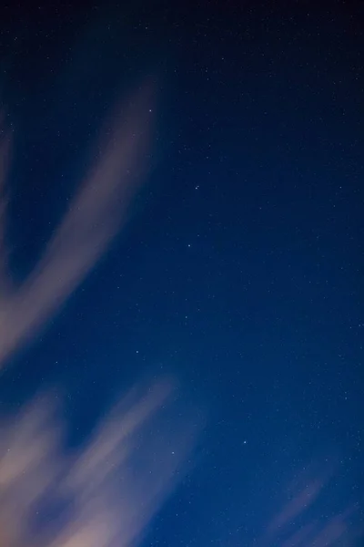 Молочний Шлях Вечірньому Небі — стокове фото