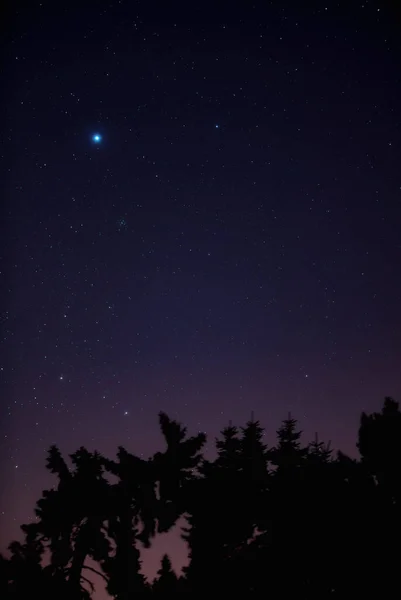 Sirius, brightest star in the night sky after Sun, photographed with star-tracker and long exposure.