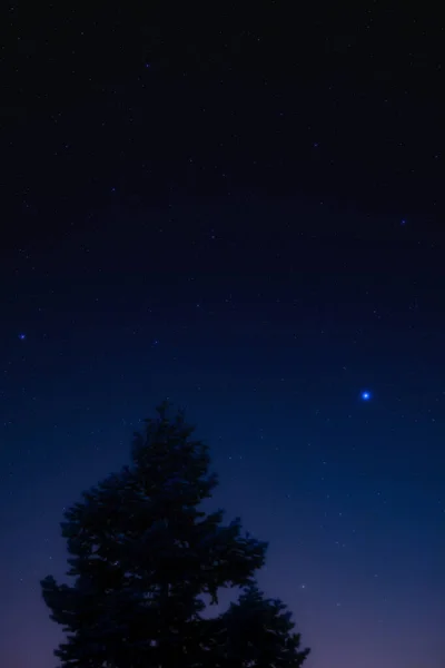 Mléčná Dráha Hvězdy Souhvězdí Večerní Obloze — Stock fotografie