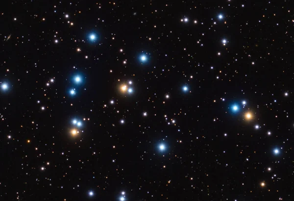 Ammasso Stellare M44 Nella Costellazione Del Cancro Fotografato Con Inseguitore — Foto Stock
