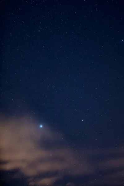 Sirio Stella Più Luminosa Nel Cielo Notturno Dopo Sole Fotografata — Foto Stock