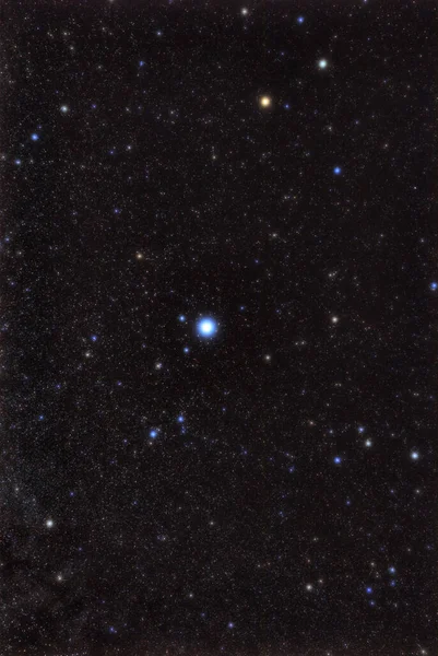 Samanyolu Yıldızları Takımyıldızları Akşam Gökyüzünde — Stok fotoğraf