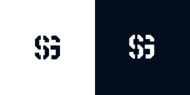 Yaratıcı soyut ilk harf SG logosu. Bu logo, yaratıcı bir şekilde soyut yazı karakterine sahip. Hangi şirket ya da markanın başlattığı bu başlangıç noktası için uygun olacaktır..