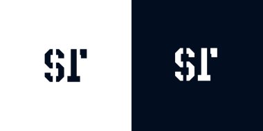 Yaratıcı soyut ST logosu. Bu logo, yaratıcı bir şekilde soyut yazı karakterine sahip. Hangi şirket ya da markanın başlattığı bu başlangıç noktası için uygun olacaktır..