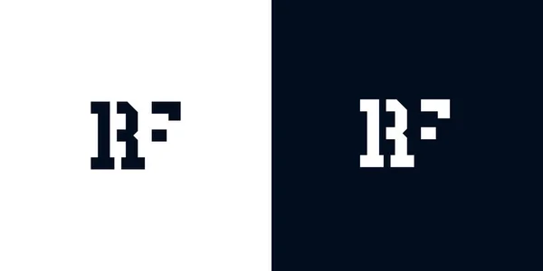 Logotipo Inicial Abstrato Criativo Letra Este Logotipo Incorpora Com Typeface —  Vetores de Stock